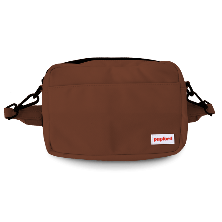 Brown training treat pouch main image | Pupford