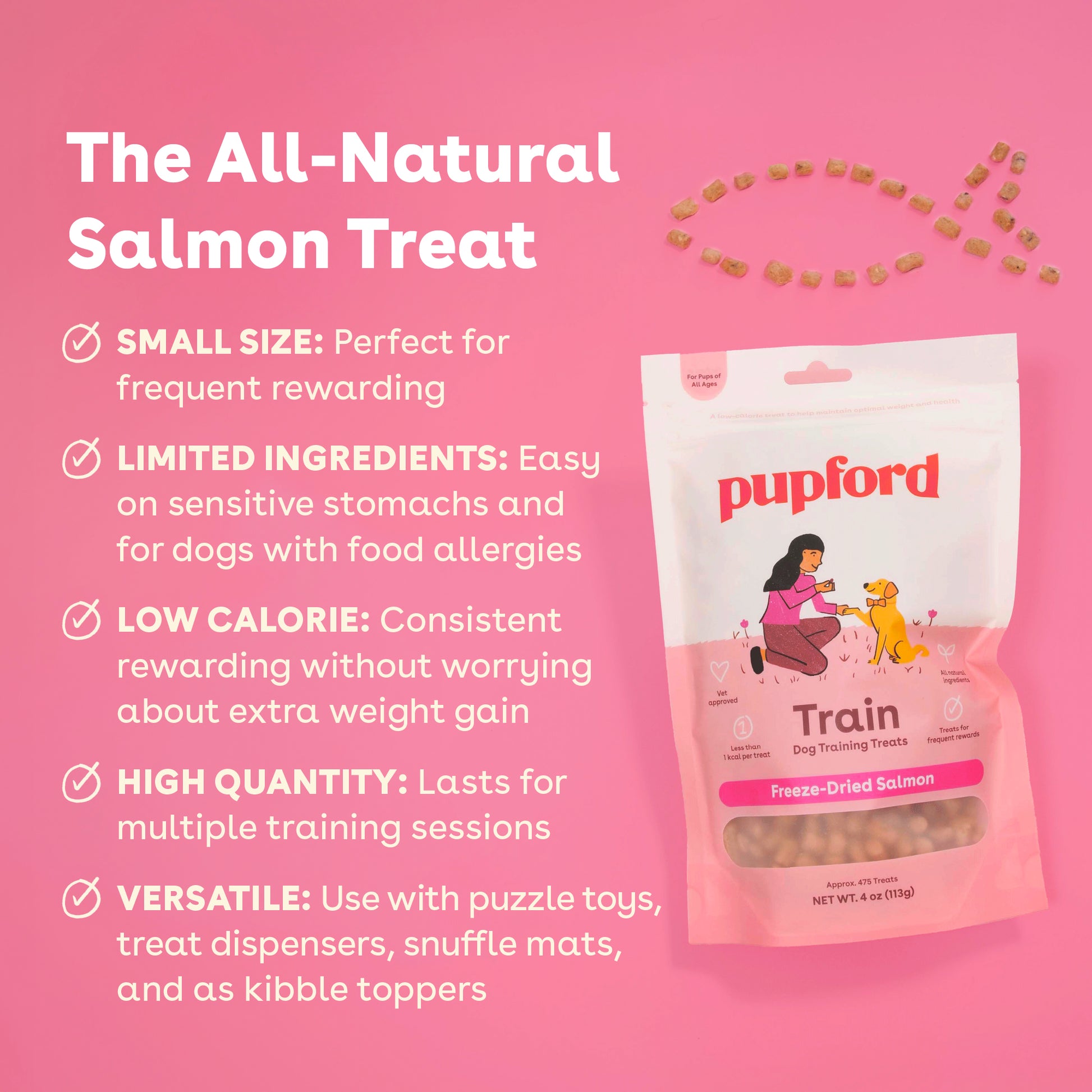 Freeze Dried Salmon Training Treats