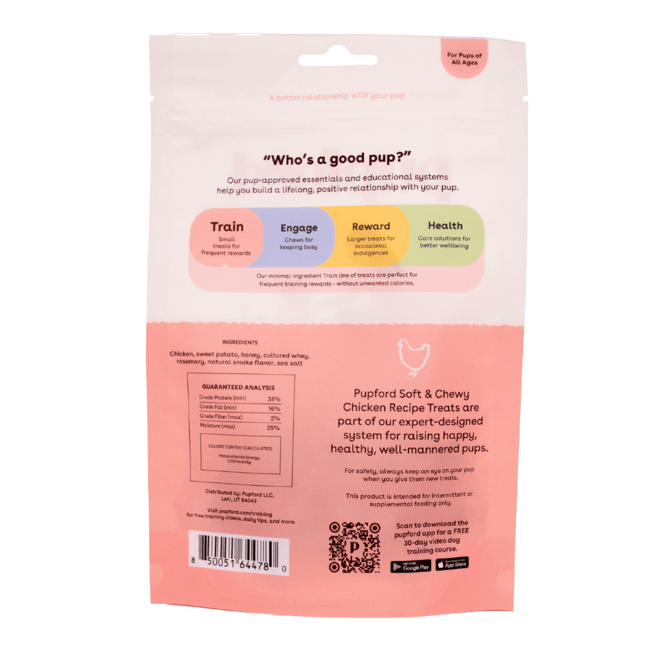 Soft & Chewy Chicken Training Treats Nutritional Facts Image