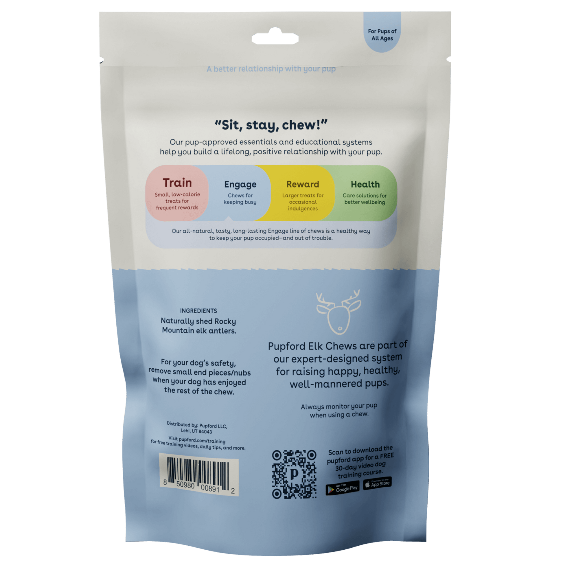 ingredients and how to use elk antler chews | Pupford