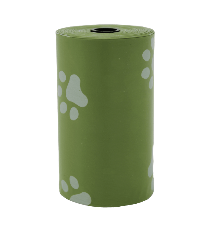 Single-Poop-Bag-Green | Pupford