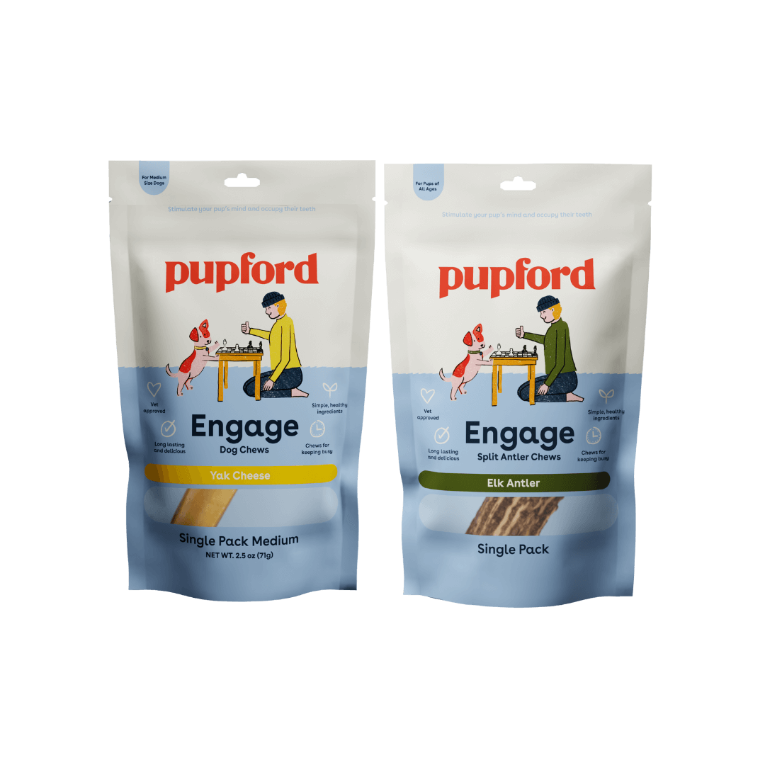 medium dog chews variety pack