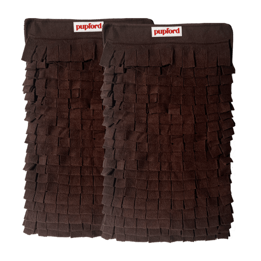 brown snufflemat for dogs 2 pack