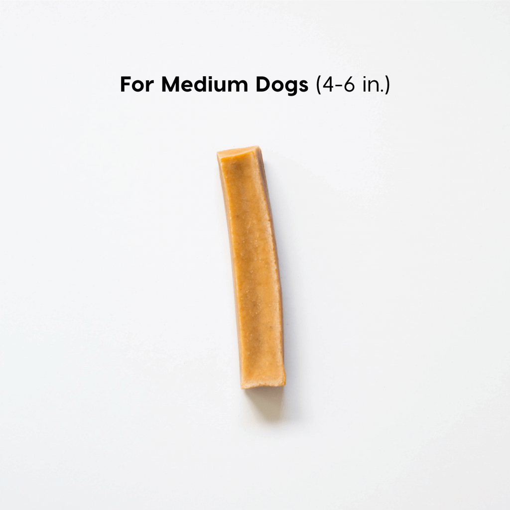 medium yak cheese chew single | Pupford