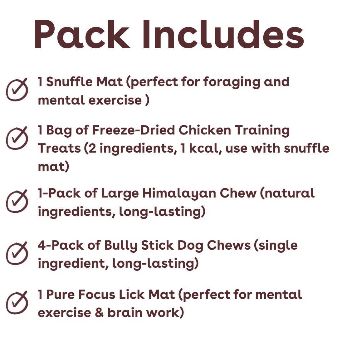 large dog alone time pack inclusions
