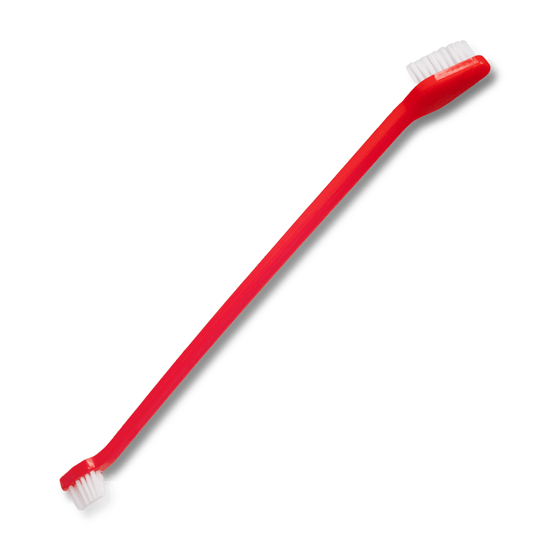 double sided dog toothbrush main image | Pupford