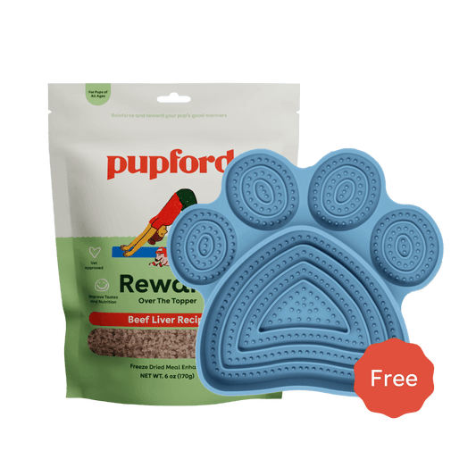 over the topper beef and free lick mat