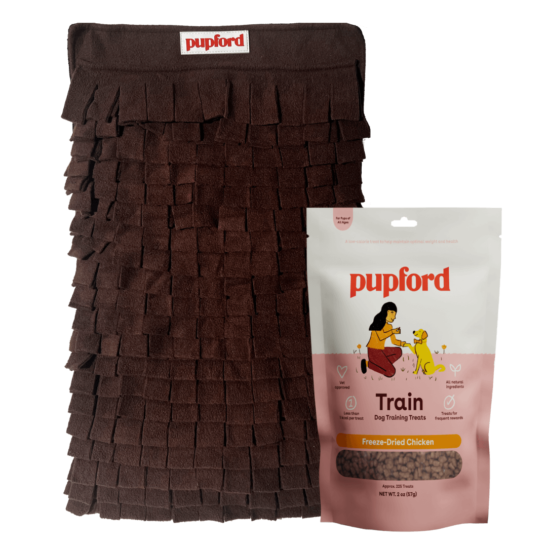 Snuffle mat and free chicken treats 2 oz combo