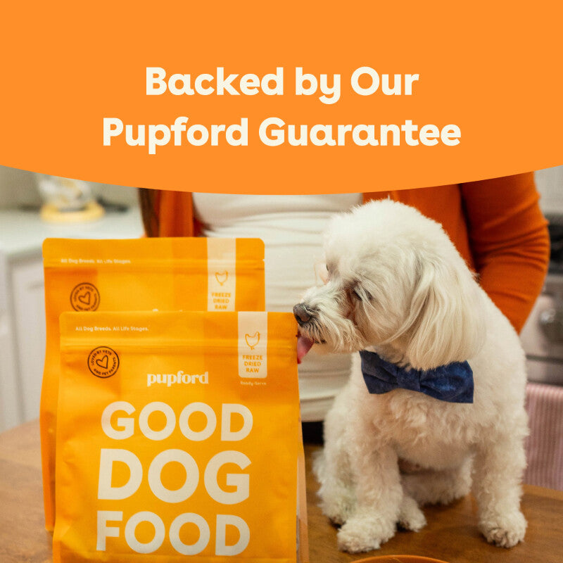 freeze dried dog food backed by the pupford guarantee | Pupford
