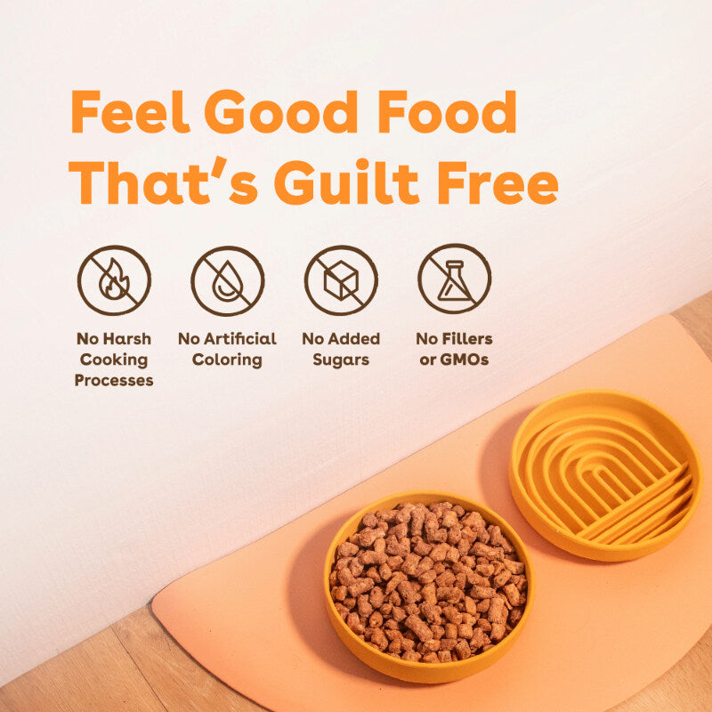 freeze dried dog food with no artificial coloring, added sugars, fillers, or GMOs | Pupford
