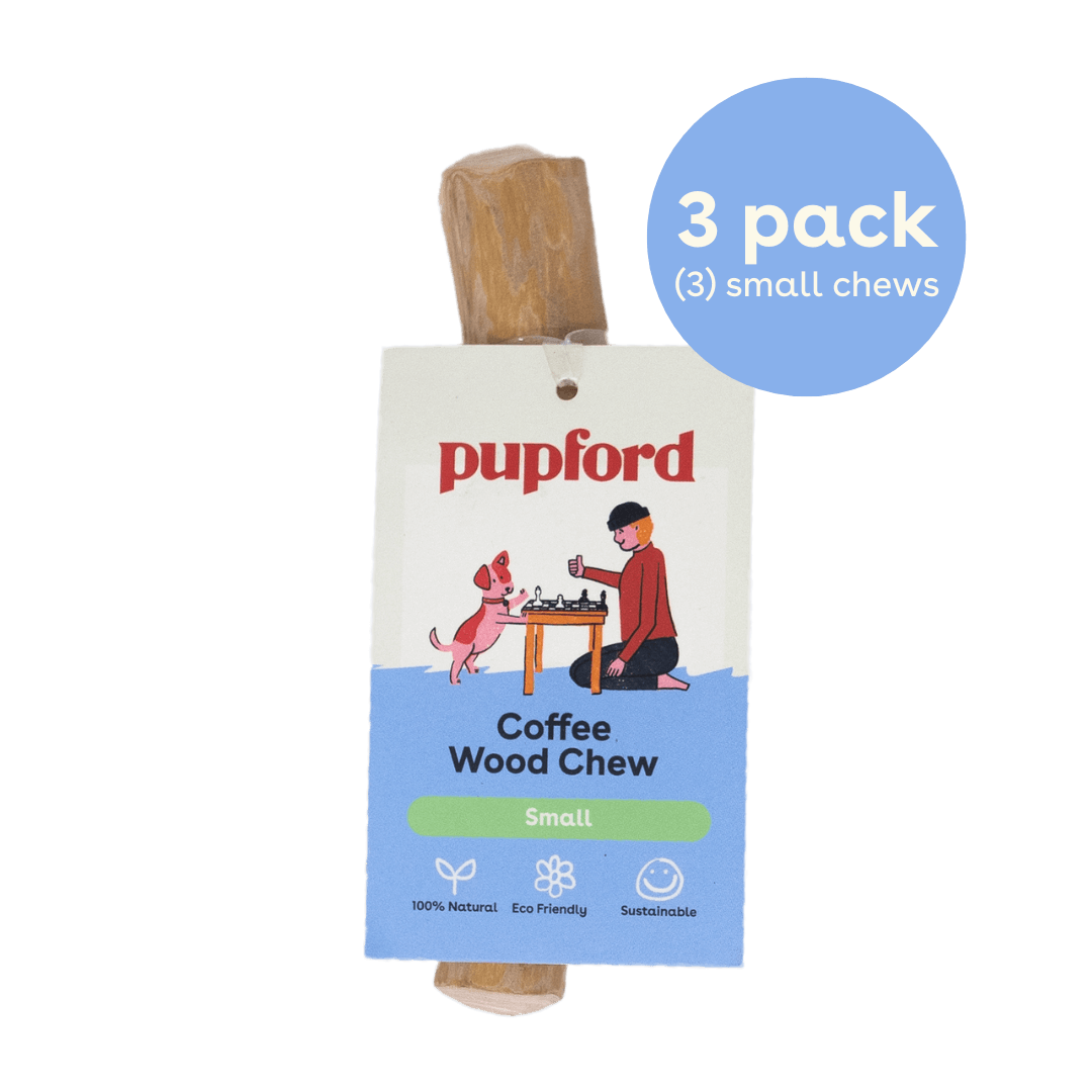 Coffee Wood Dog Chew Small 4-6"