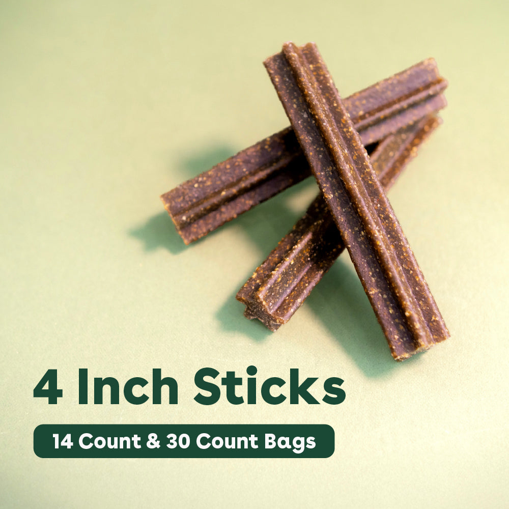 4 inch dental stick chews for puppies and dogs | Pupford