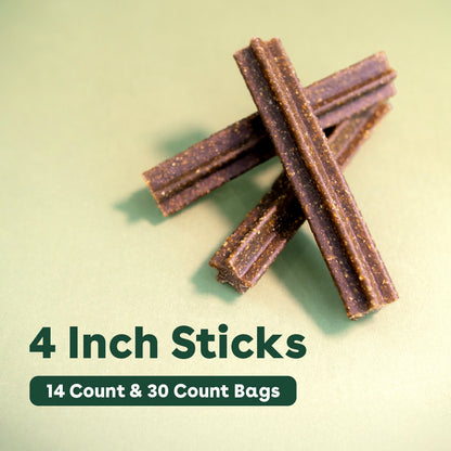 4 inch dental stick chews for puppies and dogs | Pupford