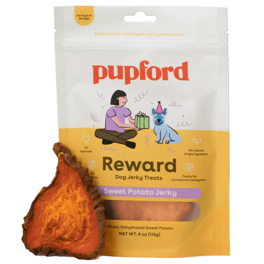 4oz bag of sweet potato jerky treats | Pupford