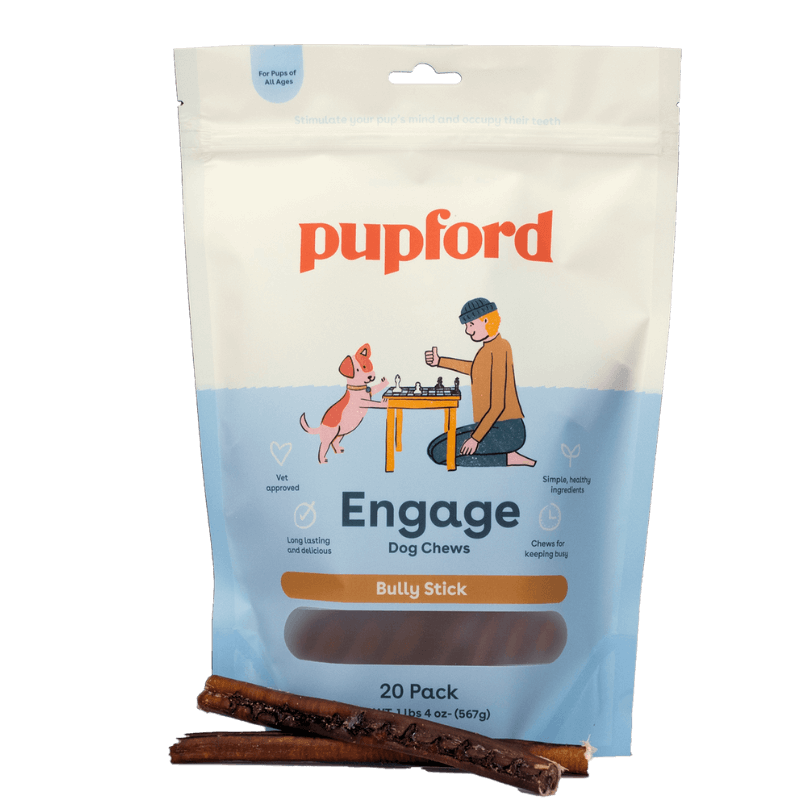 Bully Stick 6 inch Dog Chews 20 pack | Pupford