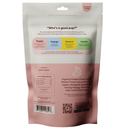 Freeze Dried Sweet Potato Training Treats Ingredients | Pupford