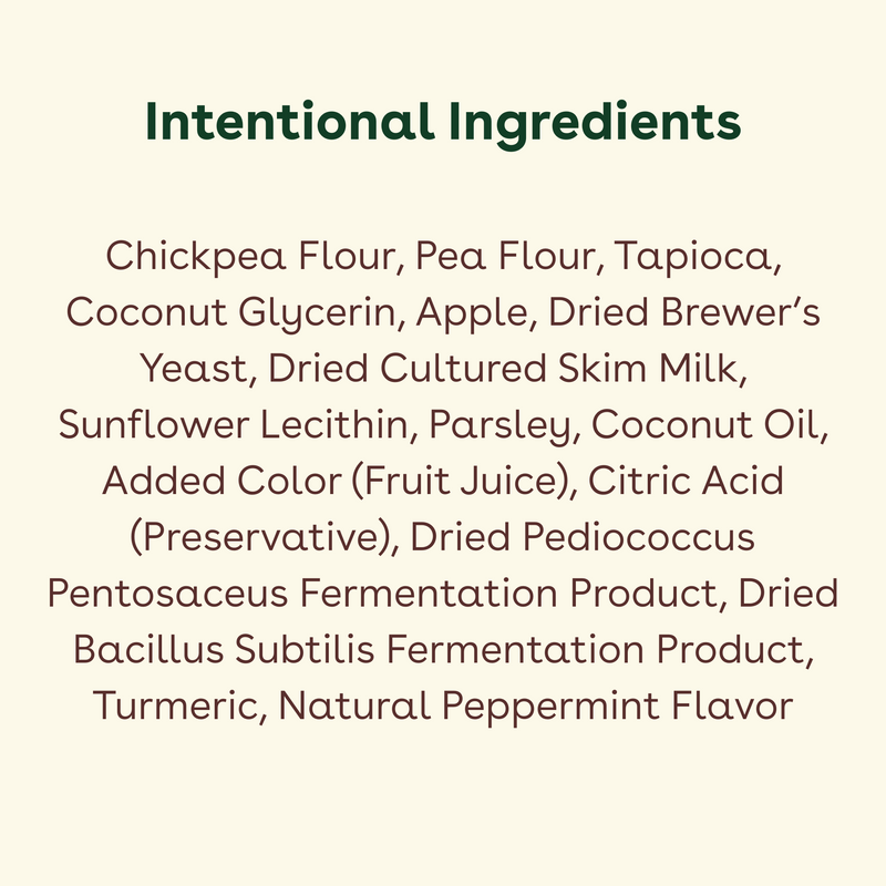 Dental Chews Nutritional facts image