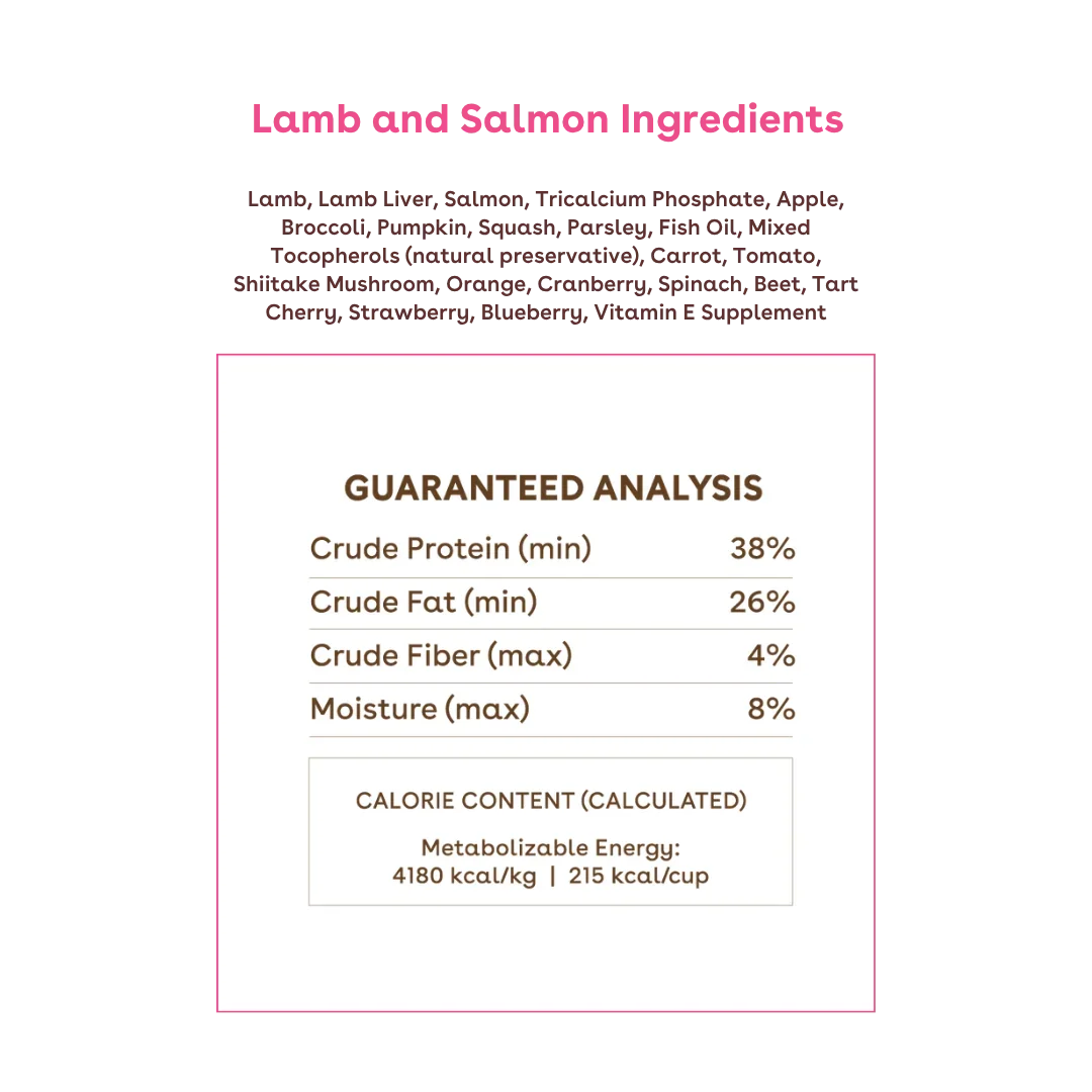 Freeze-Dried Raw Good Dog Food - Salmon & Lamb Recipe - product image 8