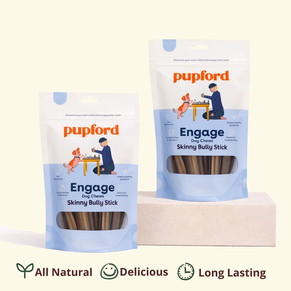 Bully Stick Dog Chew for Puppies & Adults | Long-Lasting 6