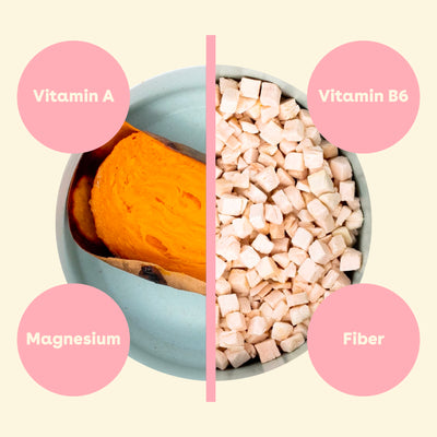 Freeze Dried Sweet Potato Training Treats - Descripción