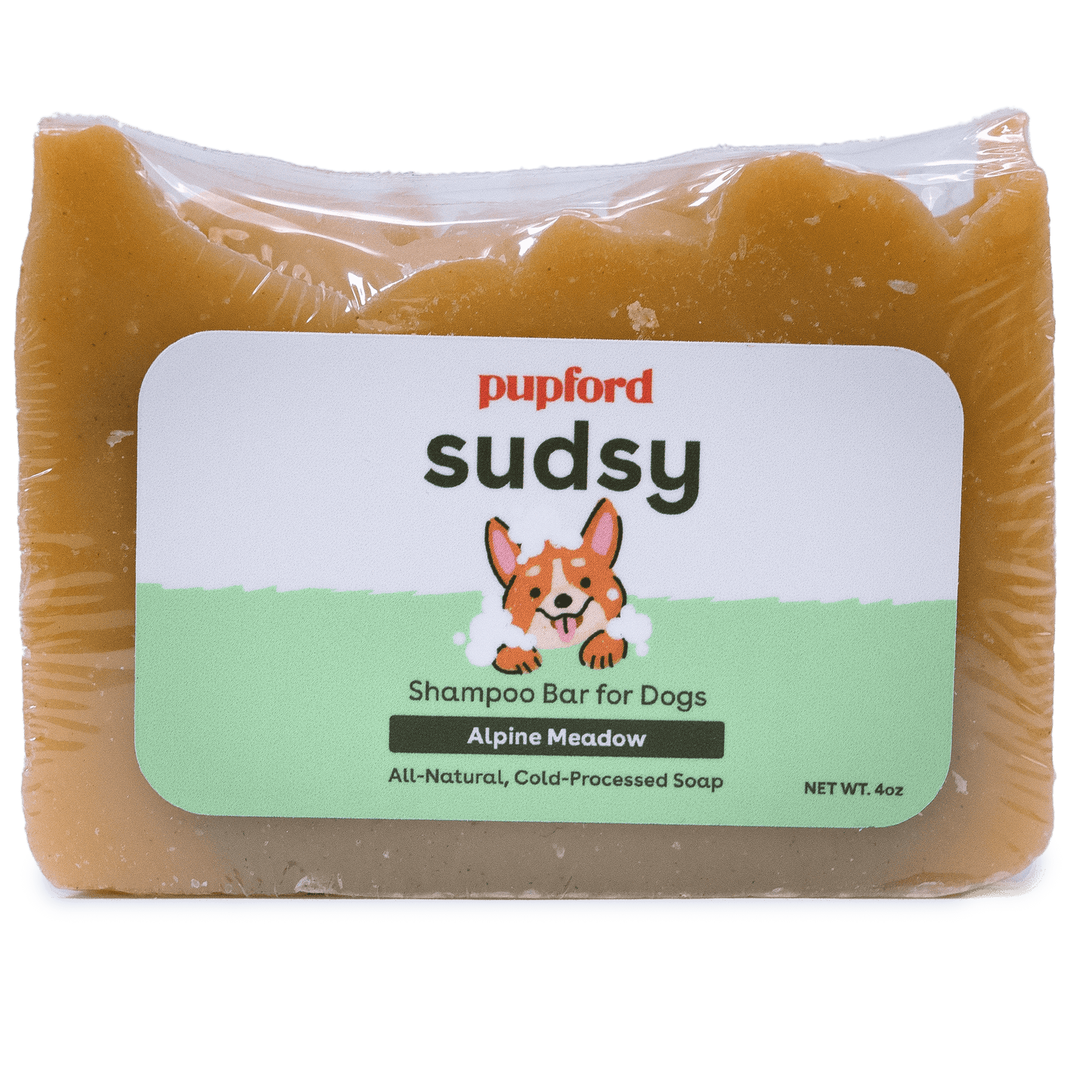 Sudsy Alping Meadow shampoo bar for dogs and puppies | Pupford