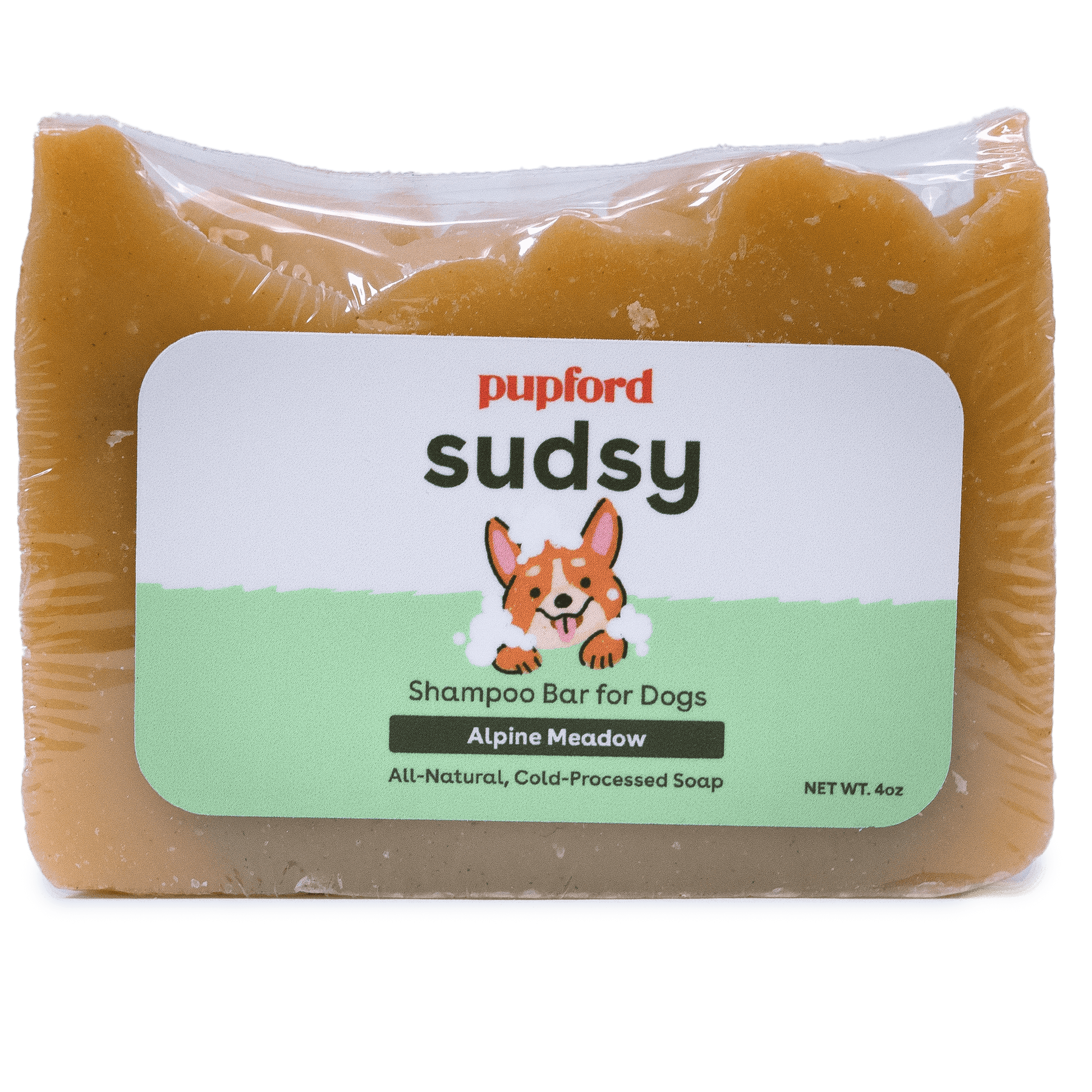 Sudsy Alping Meadow shampoo bar for dogs and puppies | Pupford