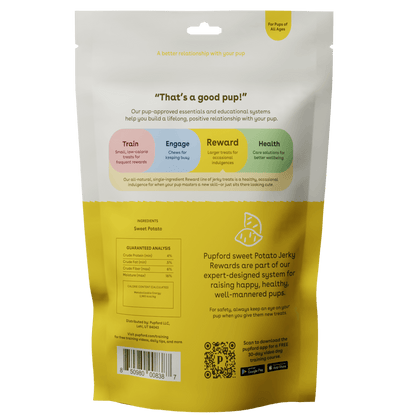 Sweet Potato Jerky Ingredients and nutritional information | Pupford
