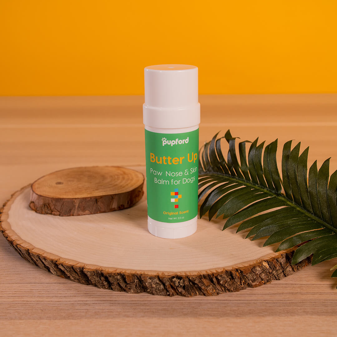 all natural paw butter on a wooden table | Pupford 