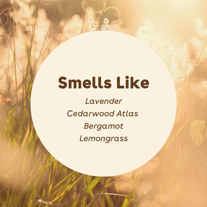 sudsy alpine meadow smells like lavender, cedarwood atlas, bergamot, and lemongrass | Pupford