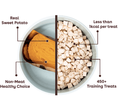 Freeze Dried Sweet Potato Training Treats - Descripción