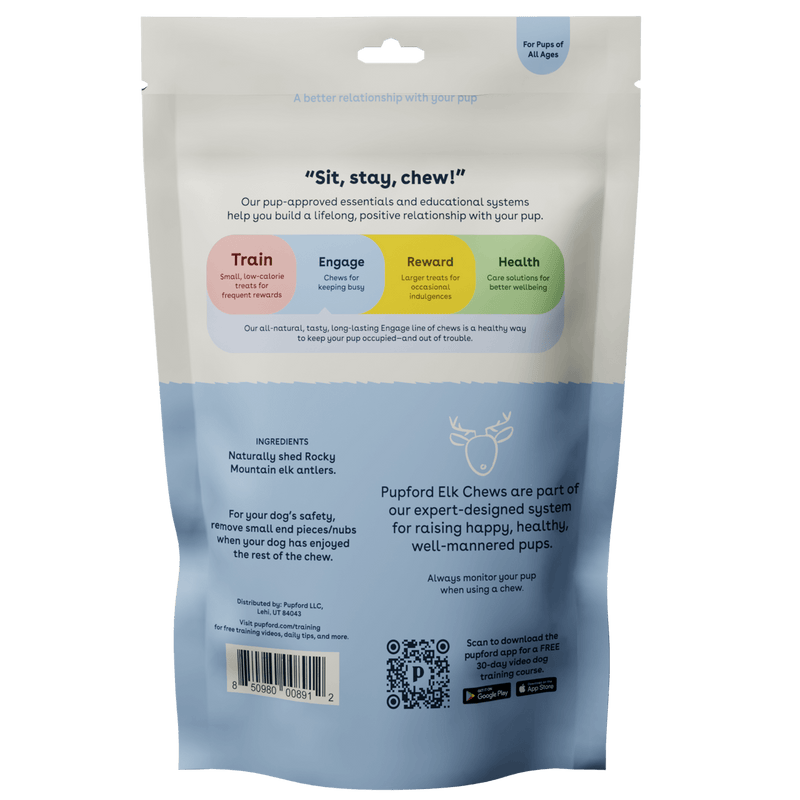 Split Elk Antler Dog Chew Nutritional facts image