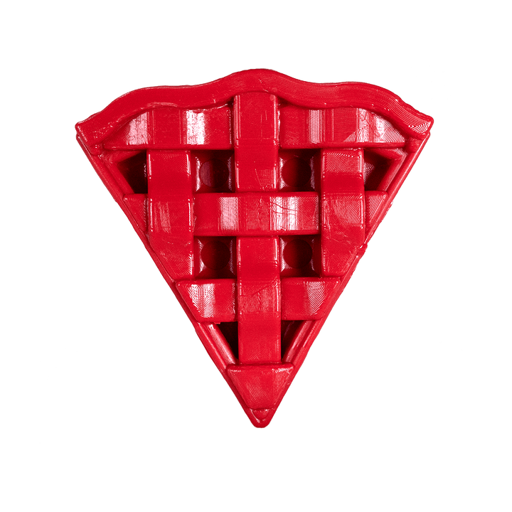 cherry pie enrichment chew toy front | Pupford 