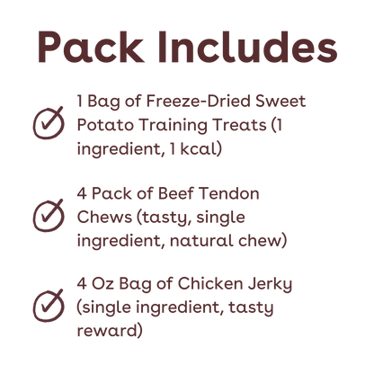 puppy and small dog sweet pack inclusions