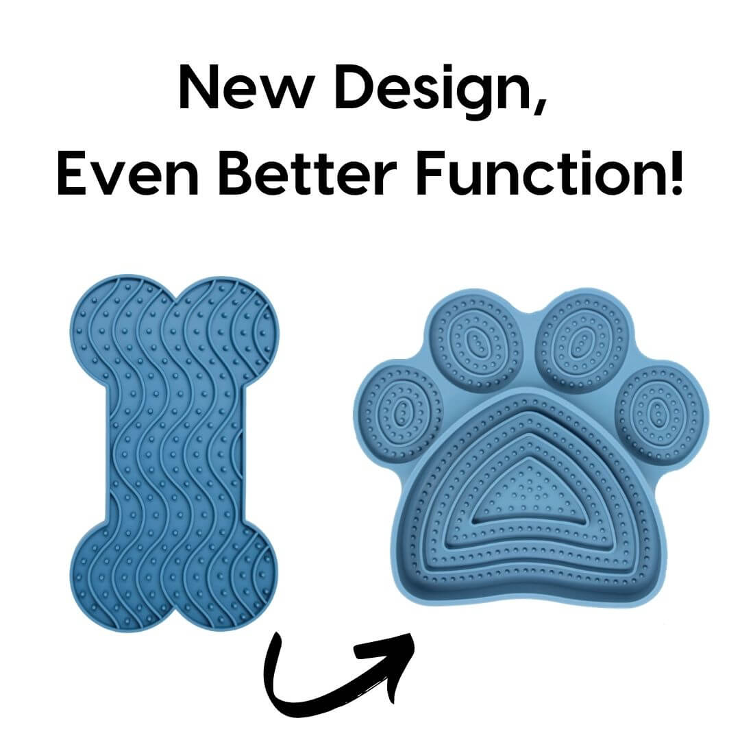 new design image for lick mat with more spreadable area | Pupford 