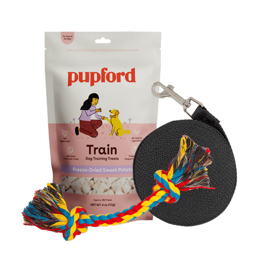 Training Starter Pack with sweet potato treat small lead