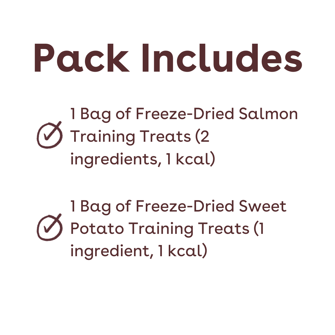training treat sweet salmon pack inclusions