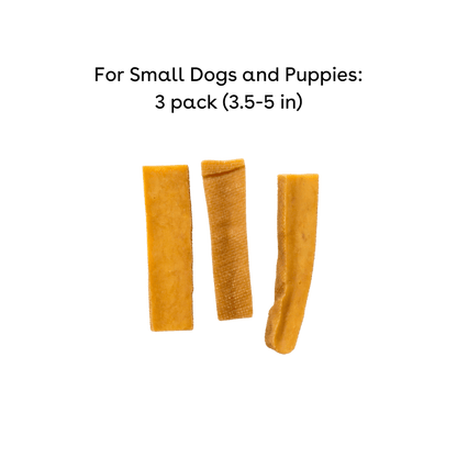 For Small Dogs and Puppies 3 pack (3.5-5 in)