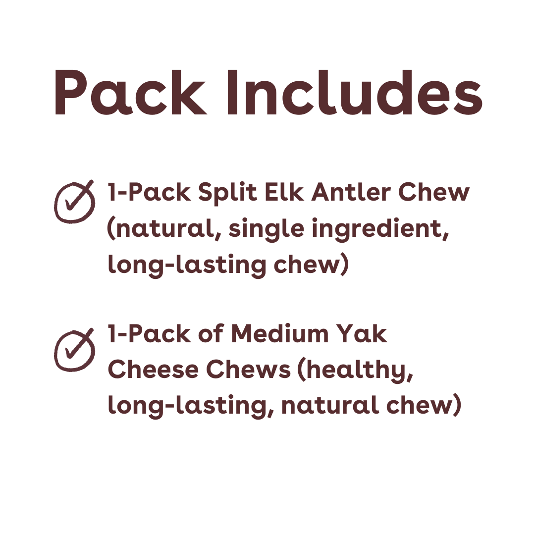 medium dog chew variety pack inclusions
