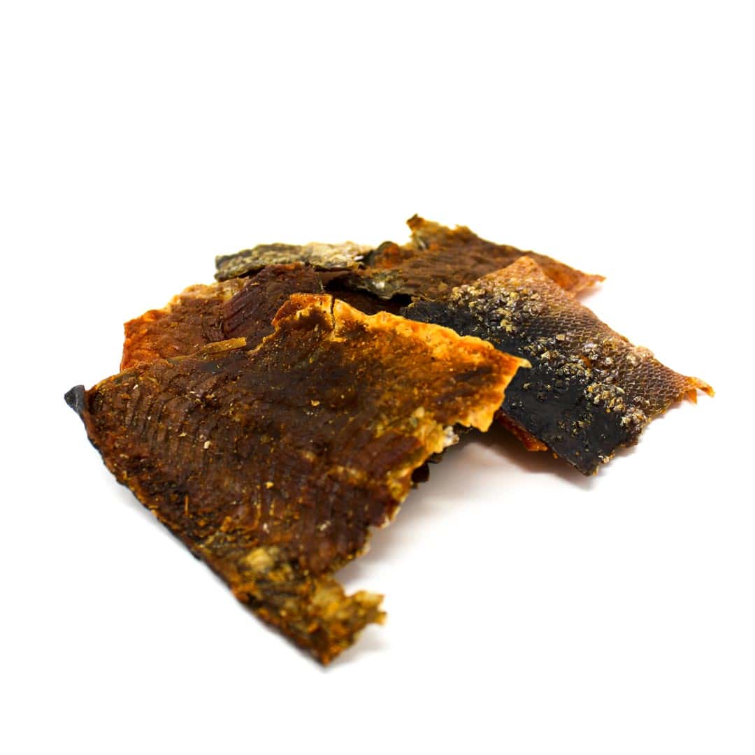 pile-of-salmon-jerky | Pupford 
