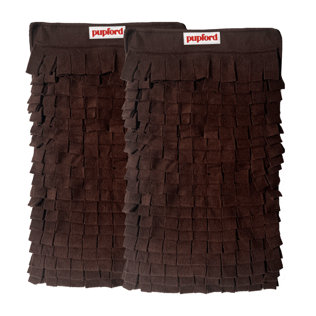 brown snufflemat for dogs 2 pack
