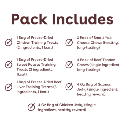 puppy and small dog ultimate pack inclusions