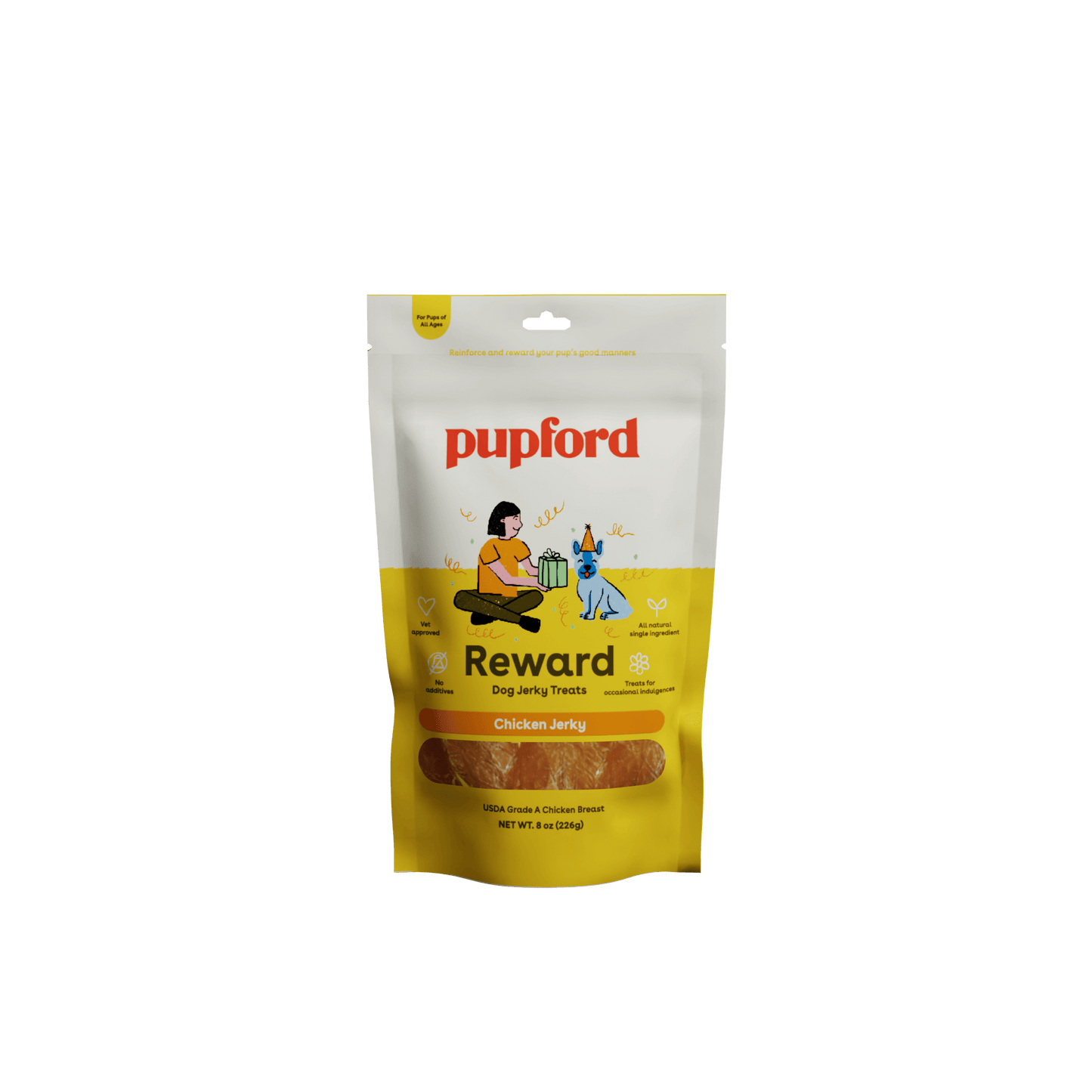 REWARD_ChickenJerky_8oz_Front
