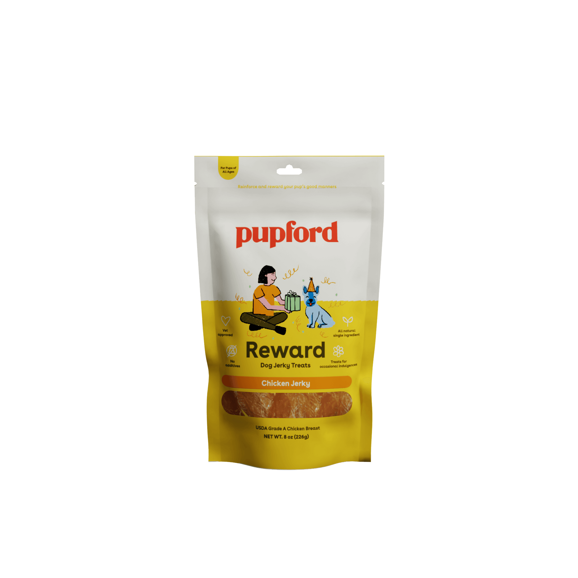 REWARD_ChickenJerky_8oz_Front