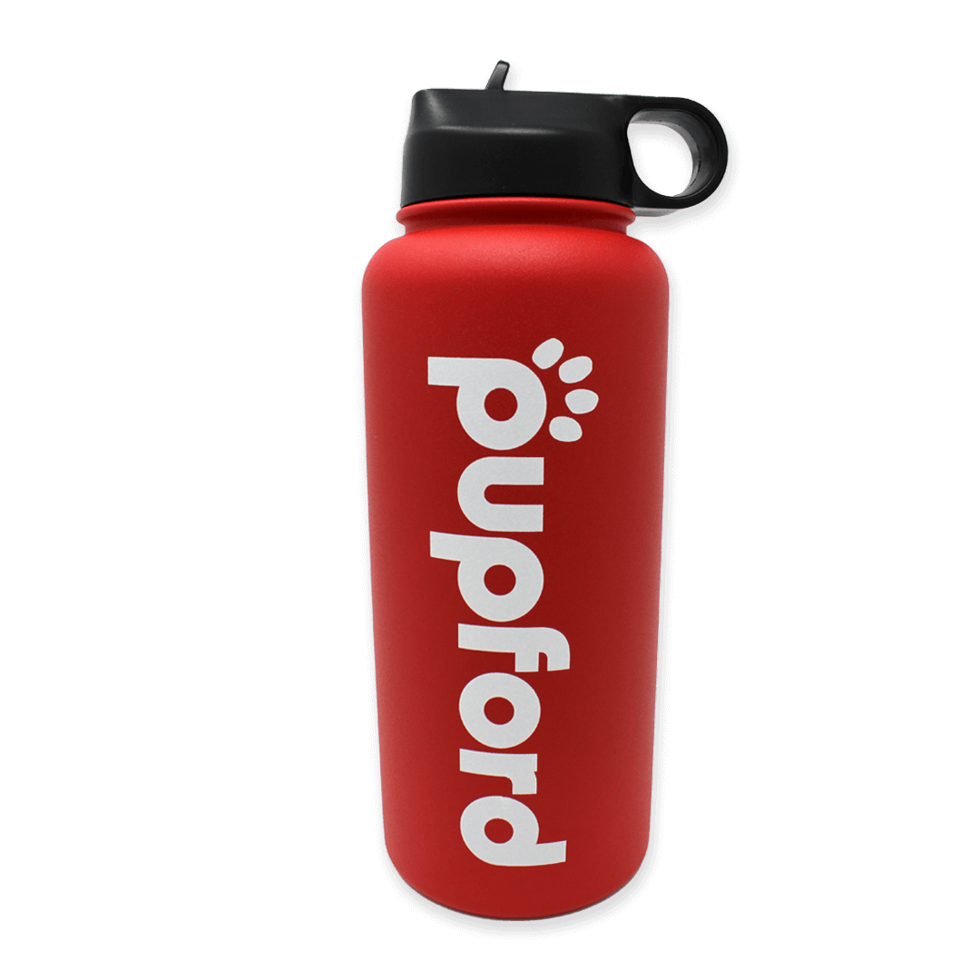 Red-Insulated-Water-Bottle-Main-Image | Pupford 