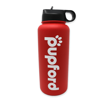 Red-Insulated-Water-Bottle-Main-Image | Pupford 