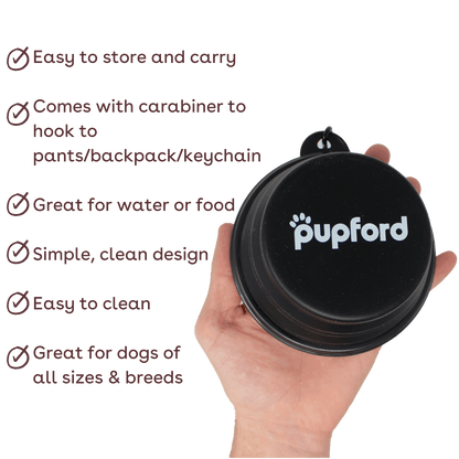 collapsible bowl in hand with benefits