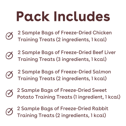 freeze dried variety 10 pack inclusions