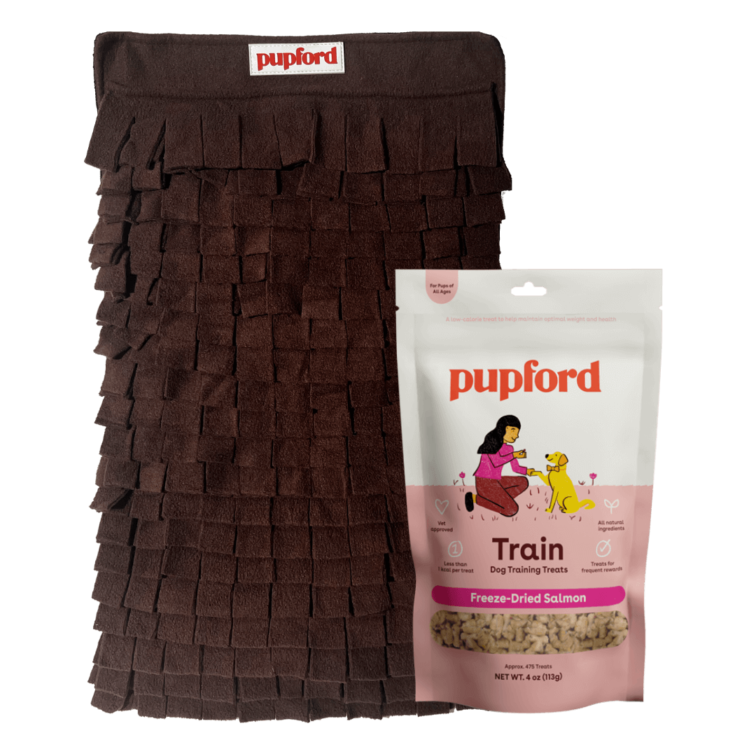 Snuffle mat and salmon training treats combo