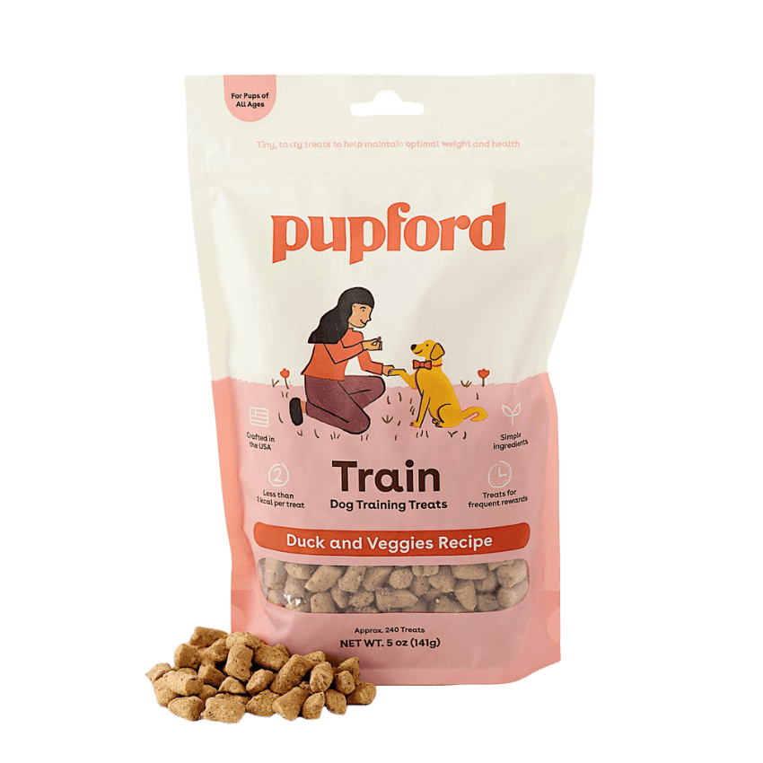 Pupford duck and veggie training treats