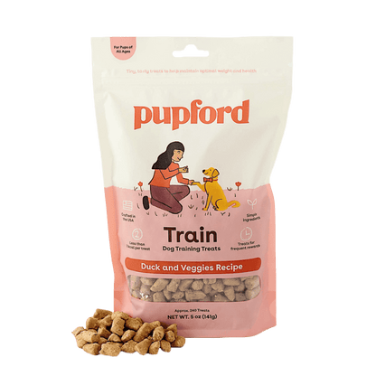 Pupford duck and veggie training treats